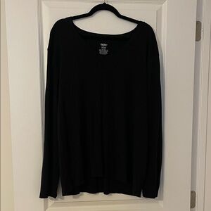 Massimo Black Long Sleeve Top